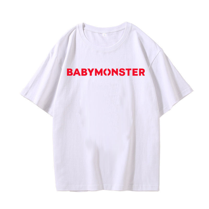 KPOP Babymonster Cotton Short-sleeved T-shirt