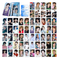 60pcs Blue Lips Photocard Sticker
