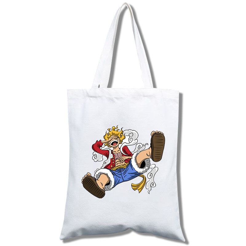 Nika Luffy 5 Gear Printed Canvas Shoulder Bag