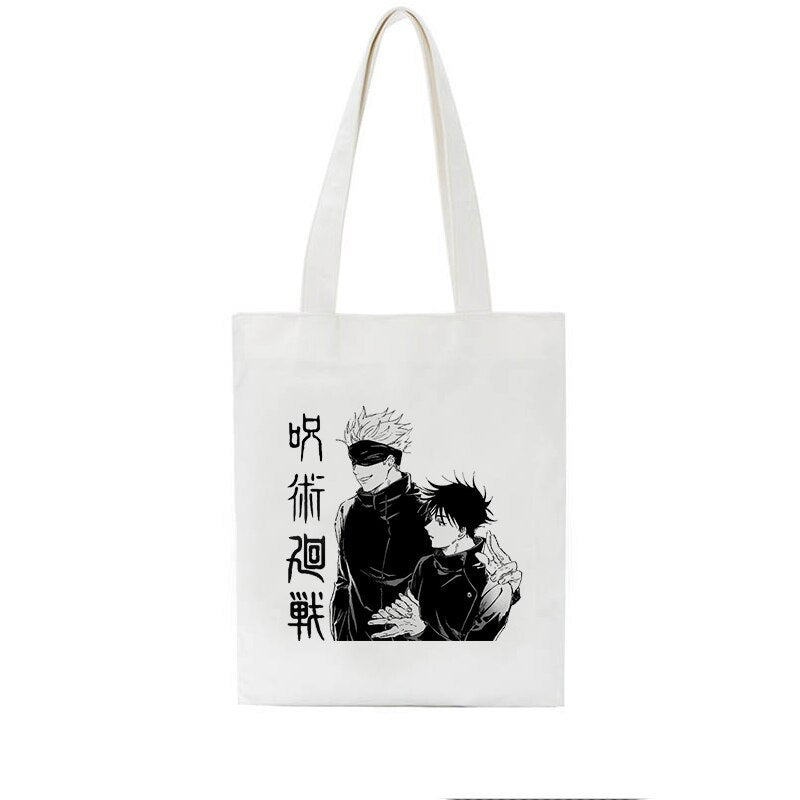 Casual Anime Printed Canvas Shoulder Bag