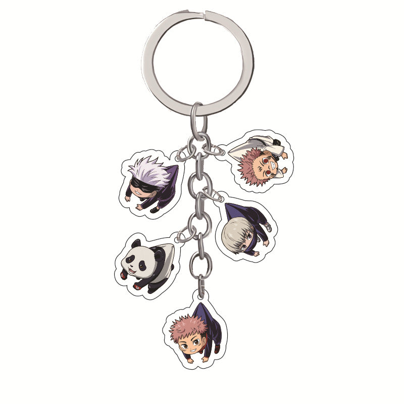 Cute Anime Acrylic Keychain Pendant