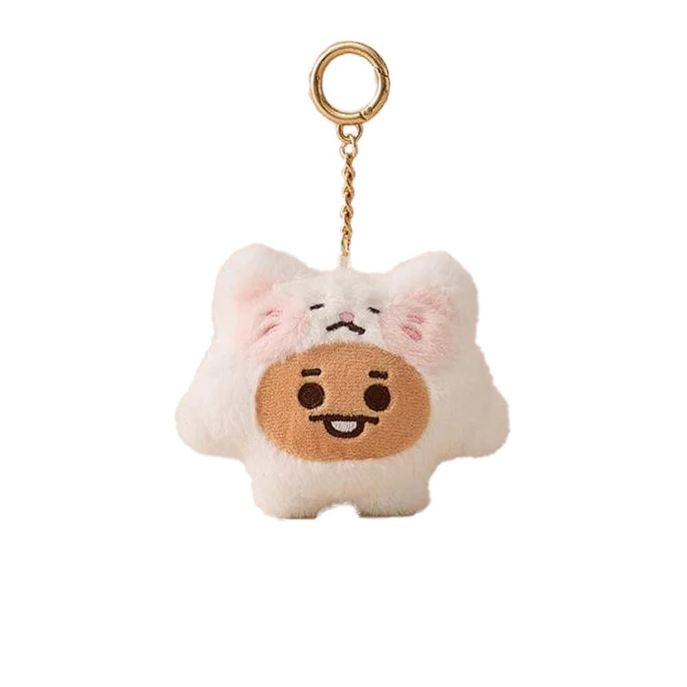 KPOP Animal Plush Doll Keychain Pendant