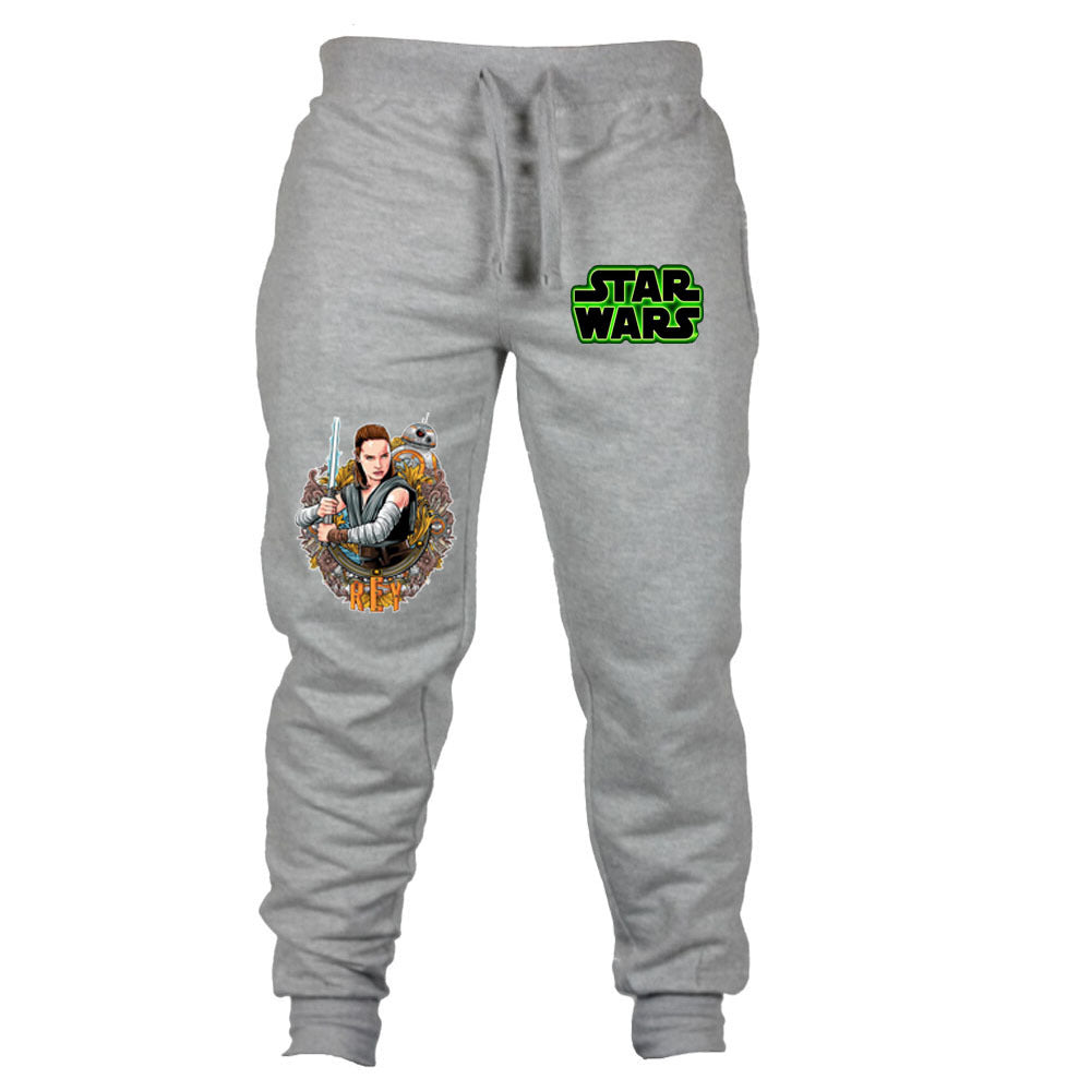 Casual Unisex Comic Slim Fit Sports Sweatpants