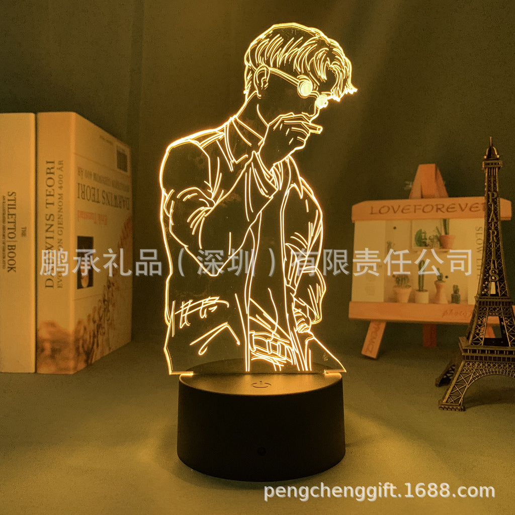 Colorful Anime Acrylic 3d Night Light