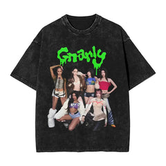 Vintage KPOP Gnarly Pattern Cool T-Shirt