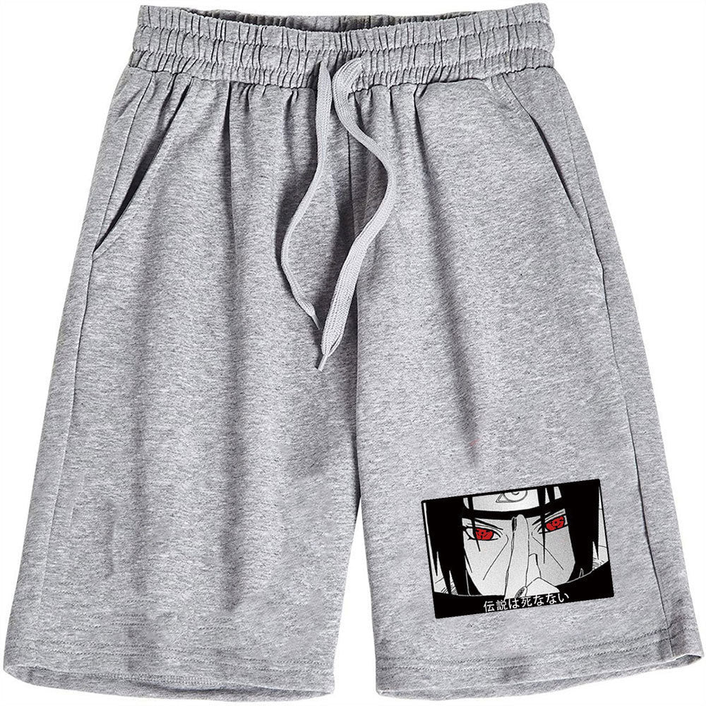 Men's Casual Anime Printed Loose Sports Shorts