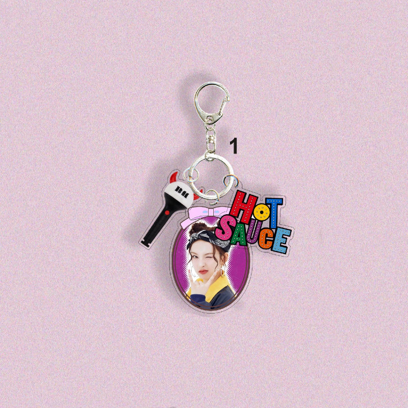 KPOP HOT SAUCE ASA Pendant Keychain