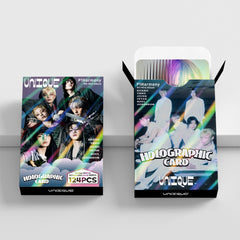 124PCS P1H UNIQUE Holographic Photocard Sticker