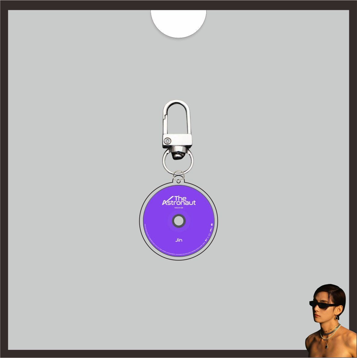 JIMIN V CD Album Acrylic Keychain Pendant