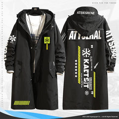 Men's Game Medium Long Windbreaker Jacket