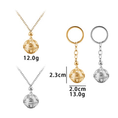 Anime Bell Keychain Pendant Necklace