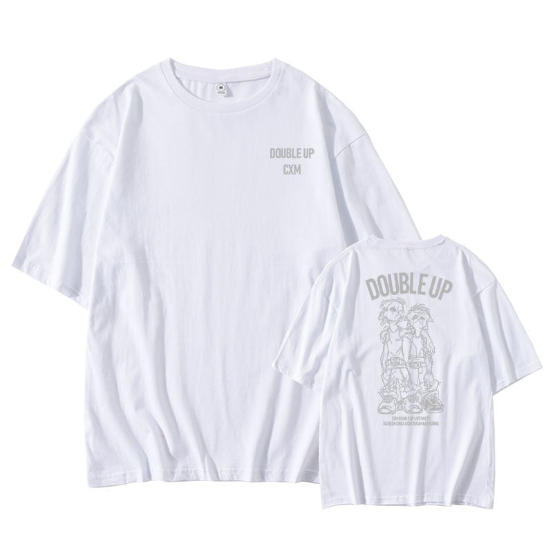 CxM DoubleUp Short-sleeved Cotton T-shirt