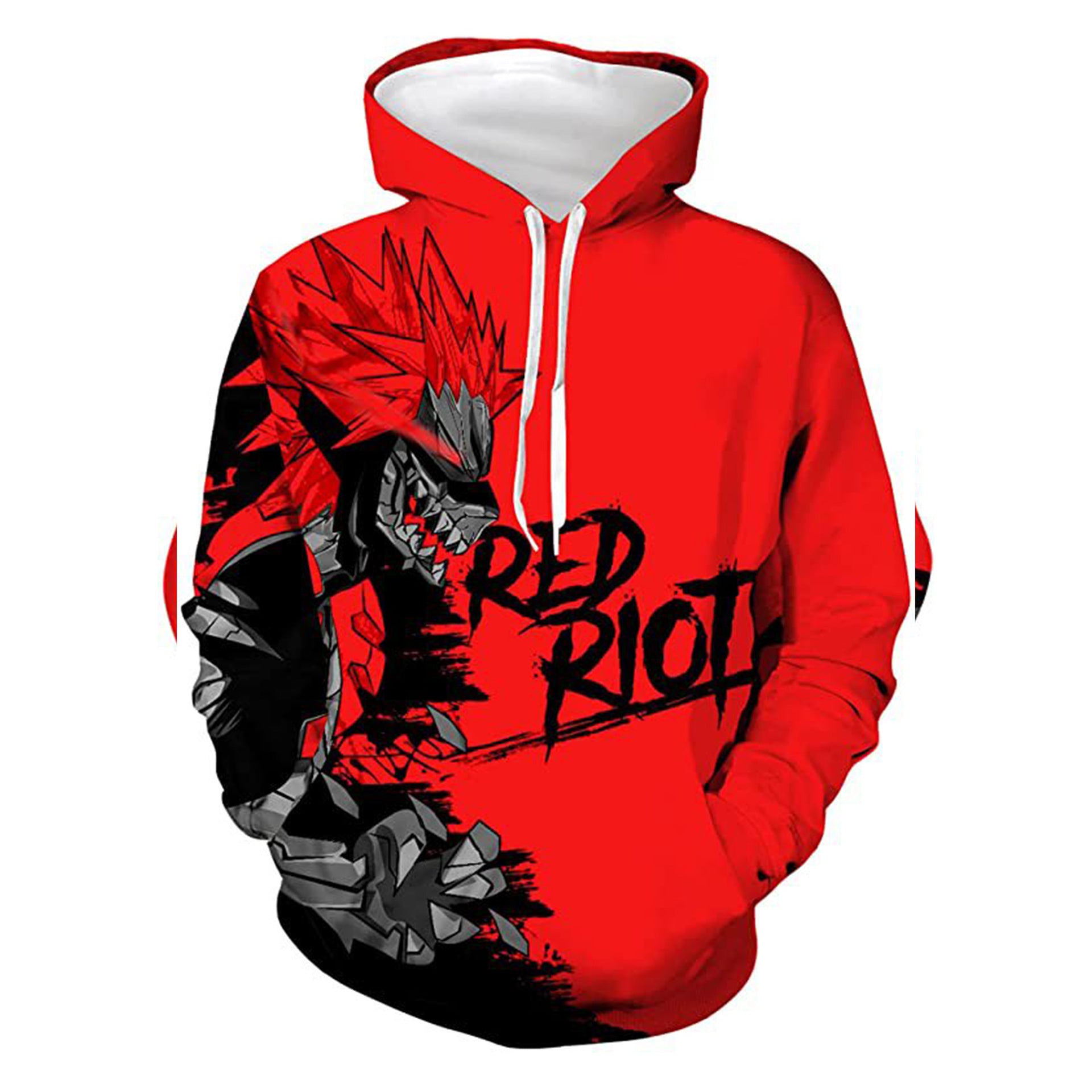 Unisex Hot Anime Digital Print Cosplay Loose Hoodie