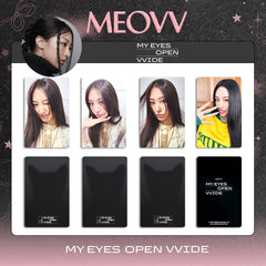KPOP MY EYES OPEN VVIDE Album PhotoCards