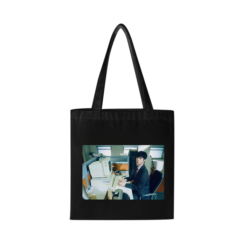 KPOP Poster Print Zipper Handbag