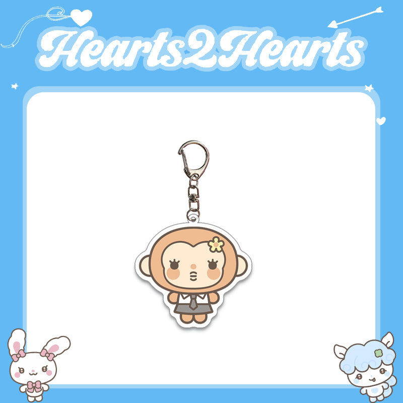 H2H Doll Keychain Acrylic Pendant