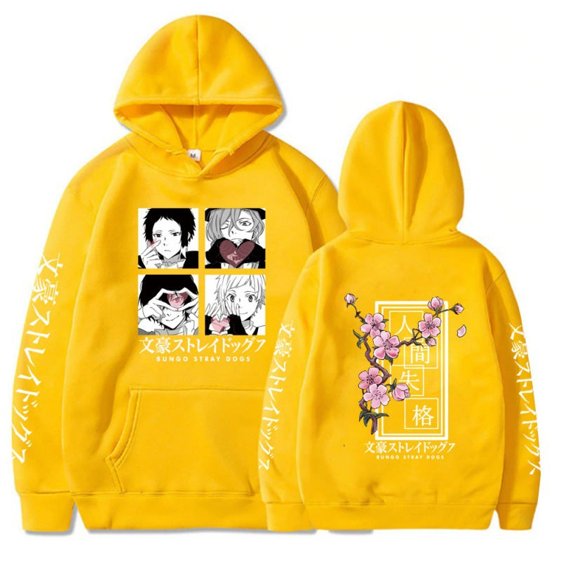 Men's and Women's Anime Dazai Pullover Hoodie