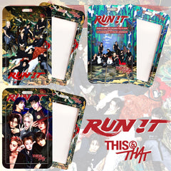SKZ RUN IT THIS & THAT Card Holder Lanyard