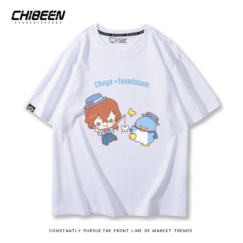 Men's and Women's Dazai Short Sleeve Cotton T-Shirt