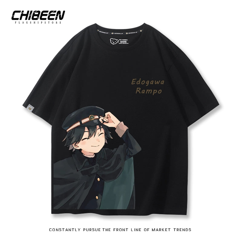 Casual Anime Short-sleeved Cotton Loose T-shirt