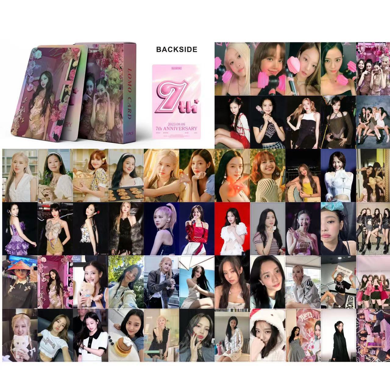 55 BP 7th Anniversary Laser Cards