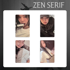 JENNIE ZEN SERIF Photocard 4PCS