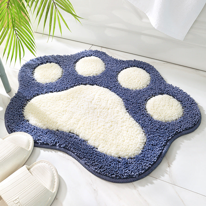 Cartoon Cat Feet Quick-drying Foot Mat