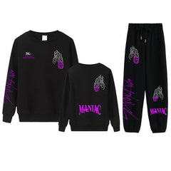 Unisex Kpop MANIAC Casual Sweatshirt Pants