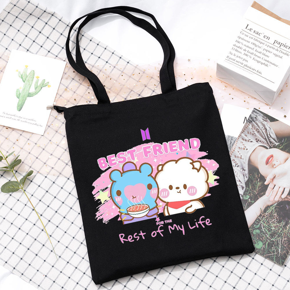 Cute Kpop Cartoon Shoulder Bag