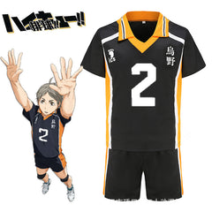 Unisex Anime Hinata Cosplay Short Sleeve Uniform