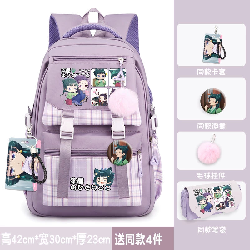 Cute Anime Pattern Large Capacity Backpack