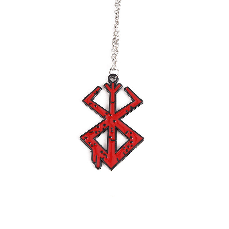 Trendy Anime Logo Necklace Keychain