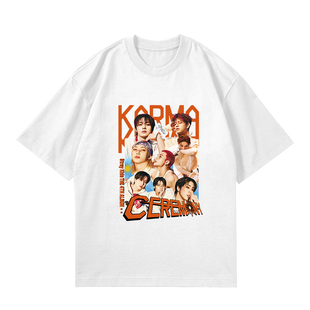 KPOP Album KARMA CEREMONY Character T-Shirt