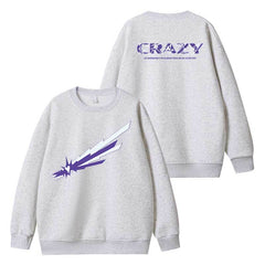 KPOP CRAZY Graphic Print Pullover Hoodie