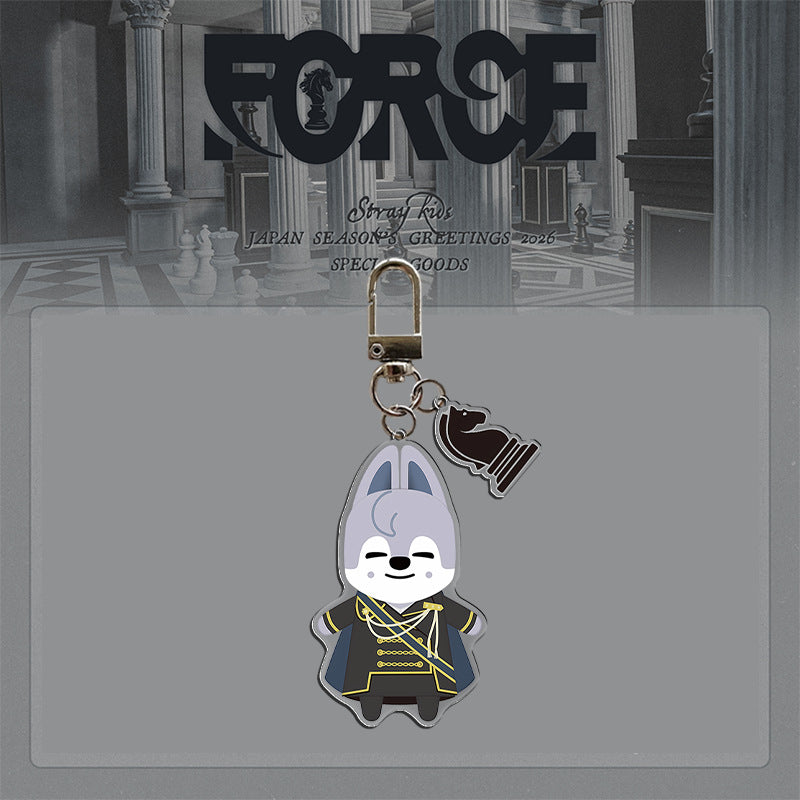 SKZ "FORCE" Acrylic Pendant Key Ring