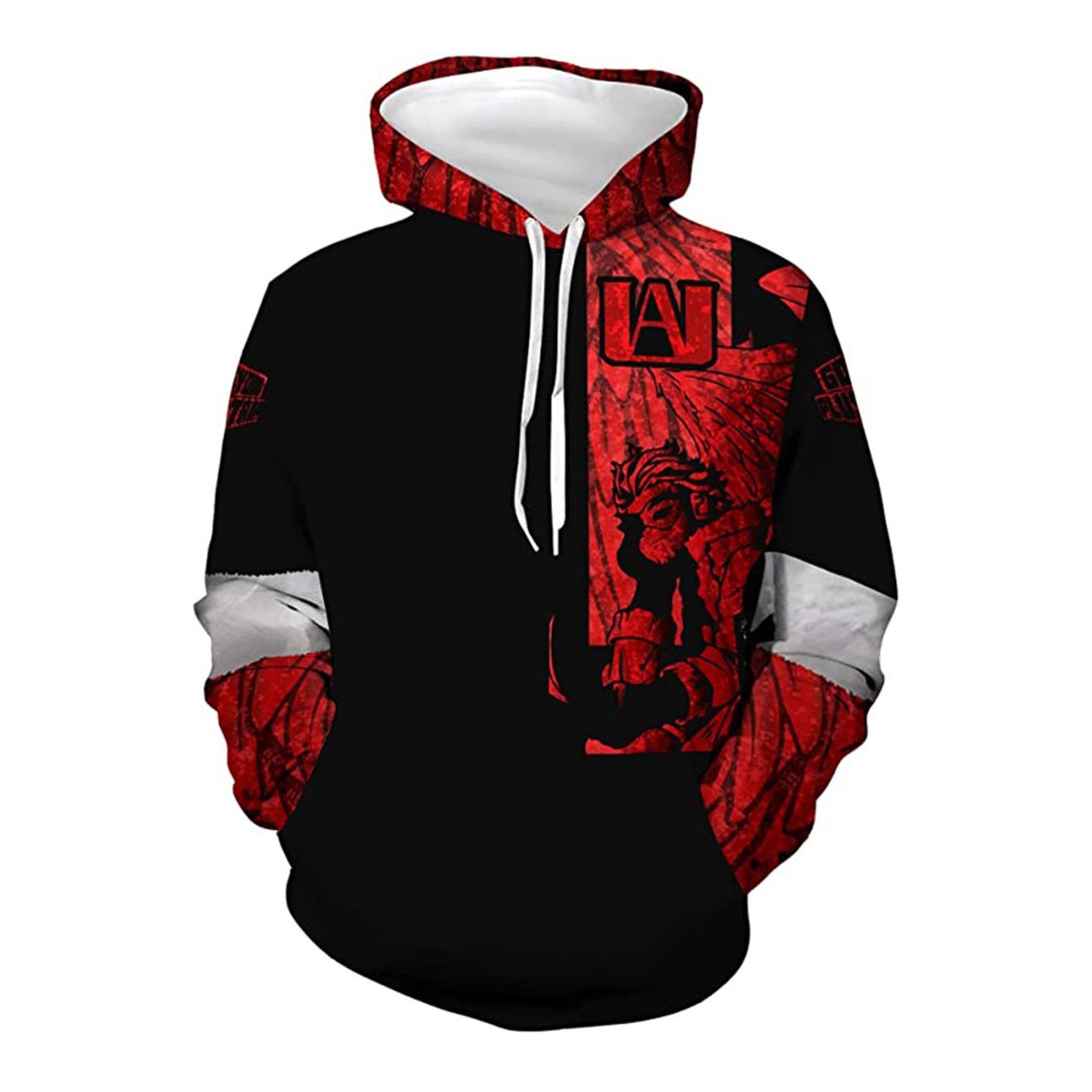 Unisex Hot Anime Digital Print Cosplay Loose Hoodie