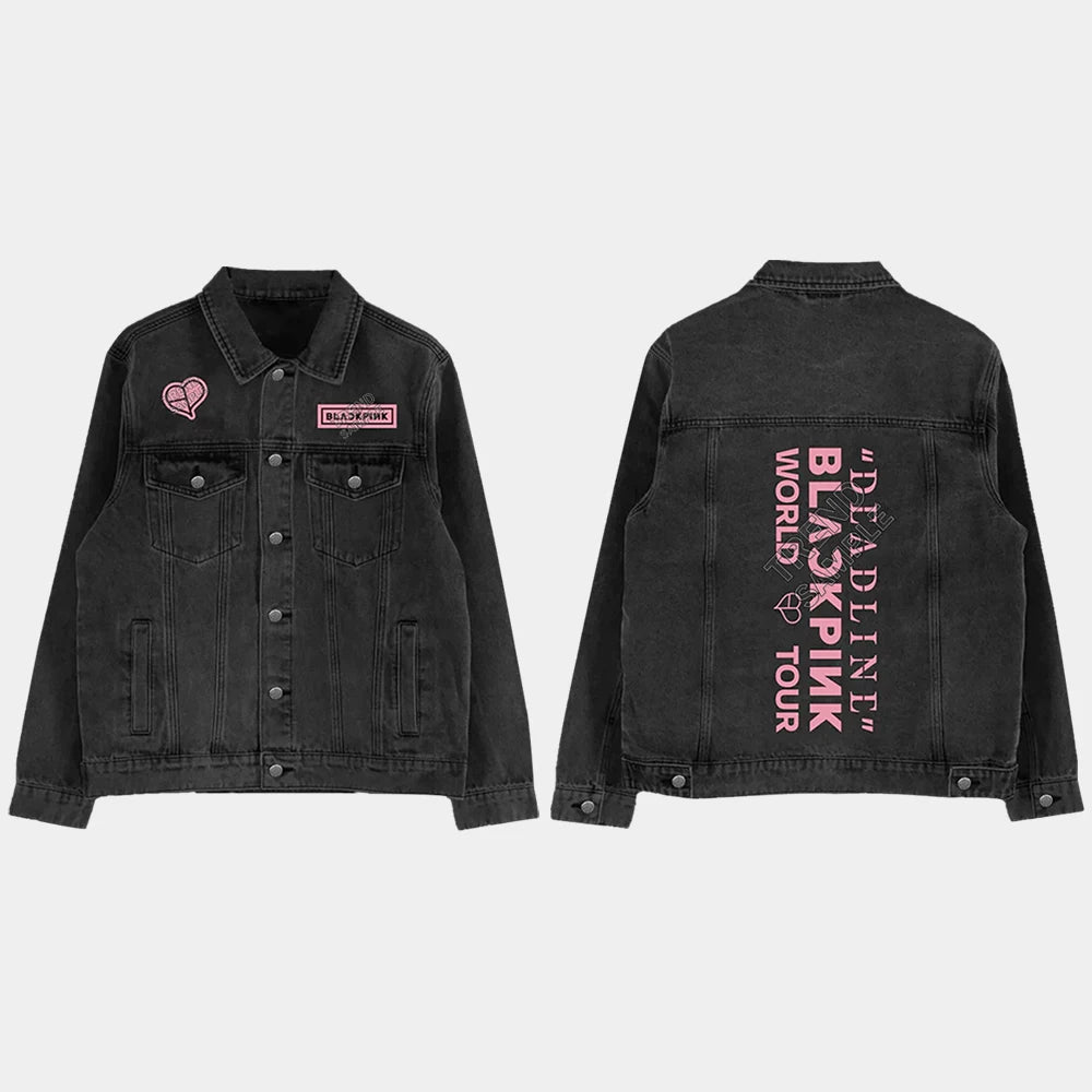 BP DEADLINE Printed Denim Jacket