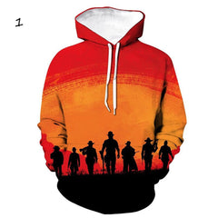 Unisex Trendy Game Digital Printed Loose Hoodie