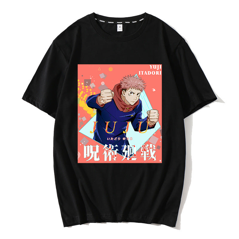 Unisex Anime Graphic Short Sleeve T-Shirt