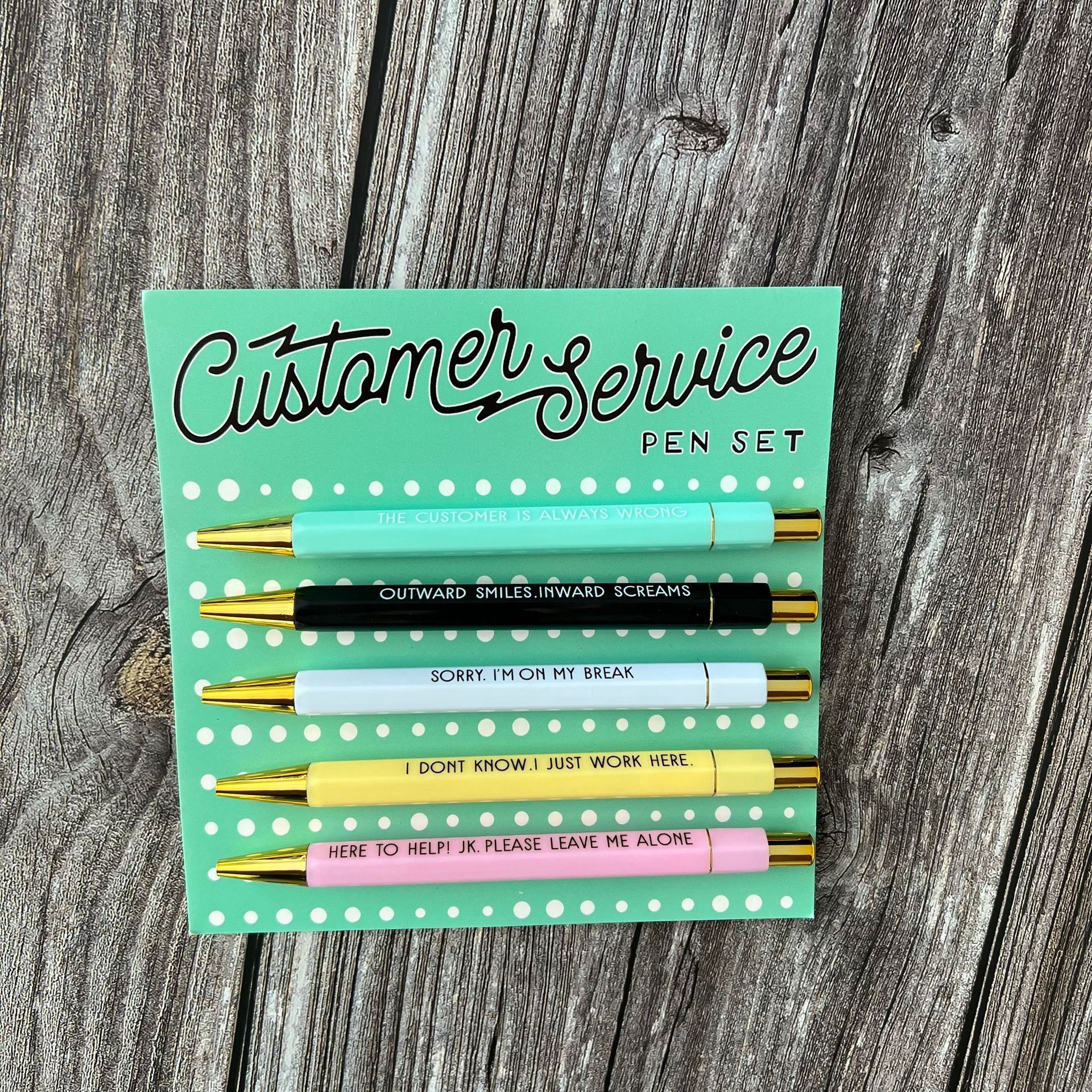 Hilarious Pens Set