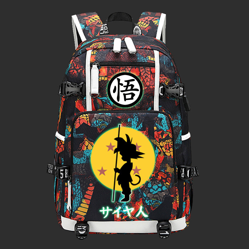 Trendy Anime Luminous Backpack