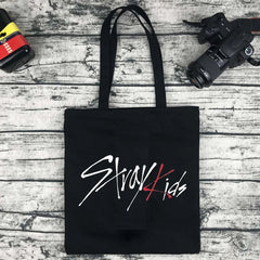 KPOP Printed Canvas Shoulder Tote Bag