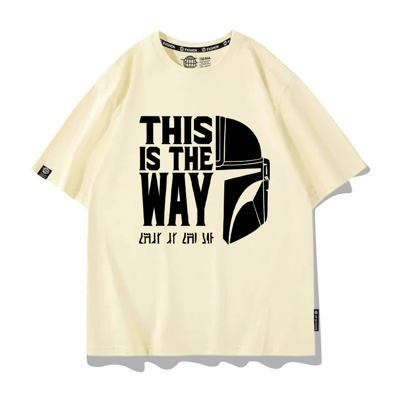 Men's Mandalorian Short Sleeve Cartoon T-Shirt