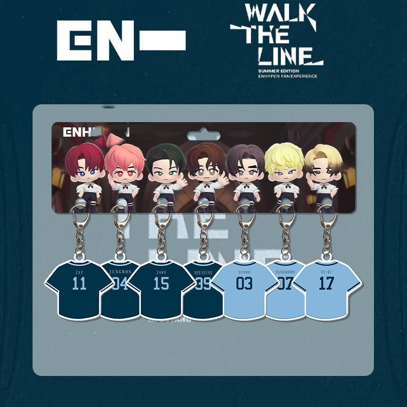 EN- Jersey Acrylic Pendant Keyring