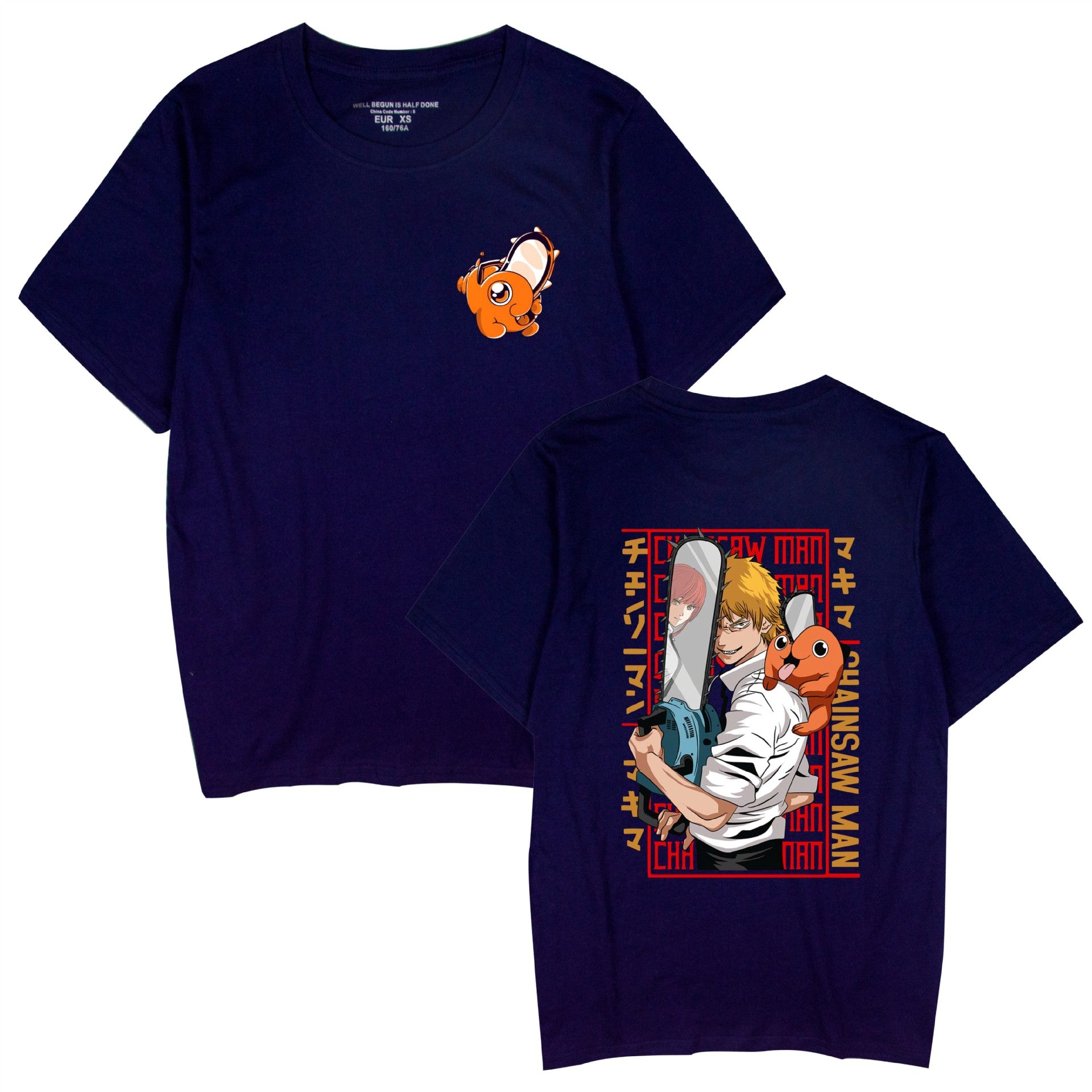 Men's and Women's Anime Printed T-Shirt Top