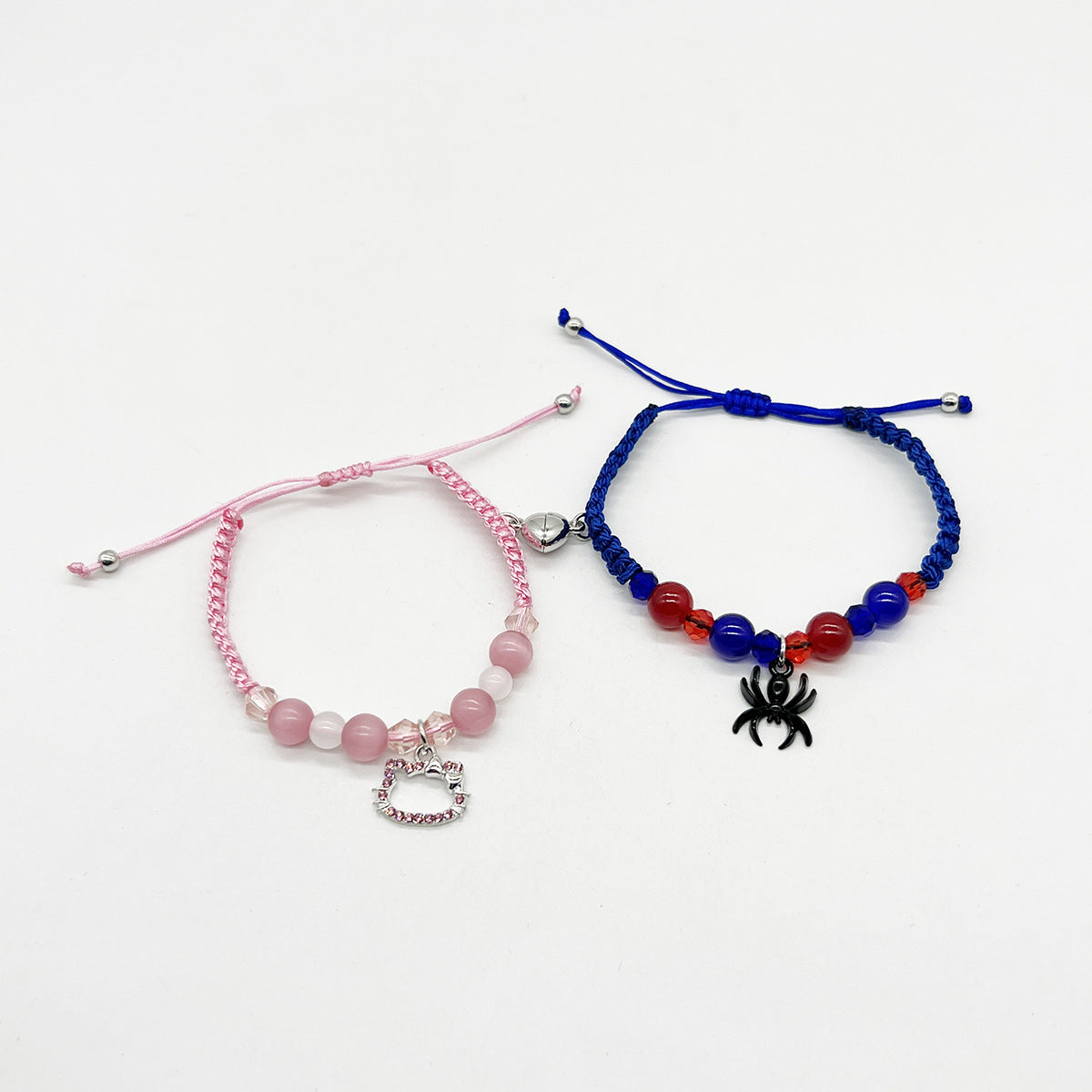 Cat Spider Shaped Magnetic Handwoven Bracelet