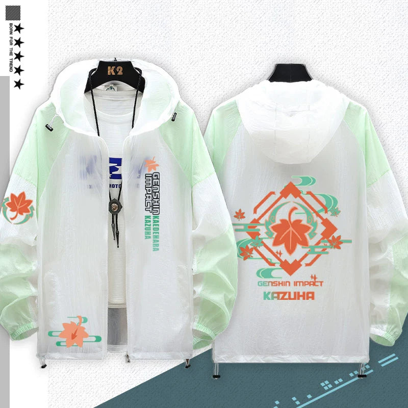 Unisex Game Logo Print Sunscreen Jacket