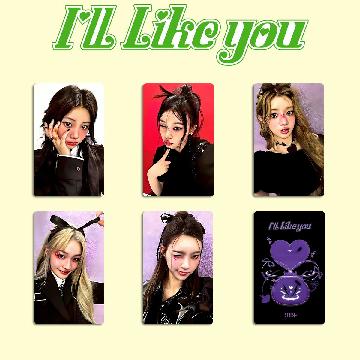 KPOP I'LL LIKE YOU Album Card