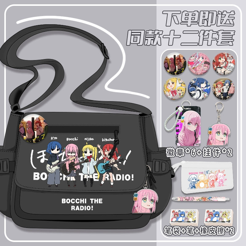 Cute Anime Crossbody Shoulder Backpack