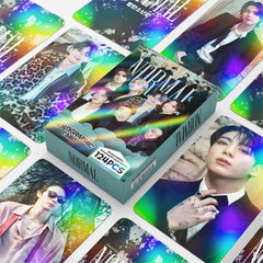 124PCS BANGTAN NORMAL Holographic Photocard Sticker